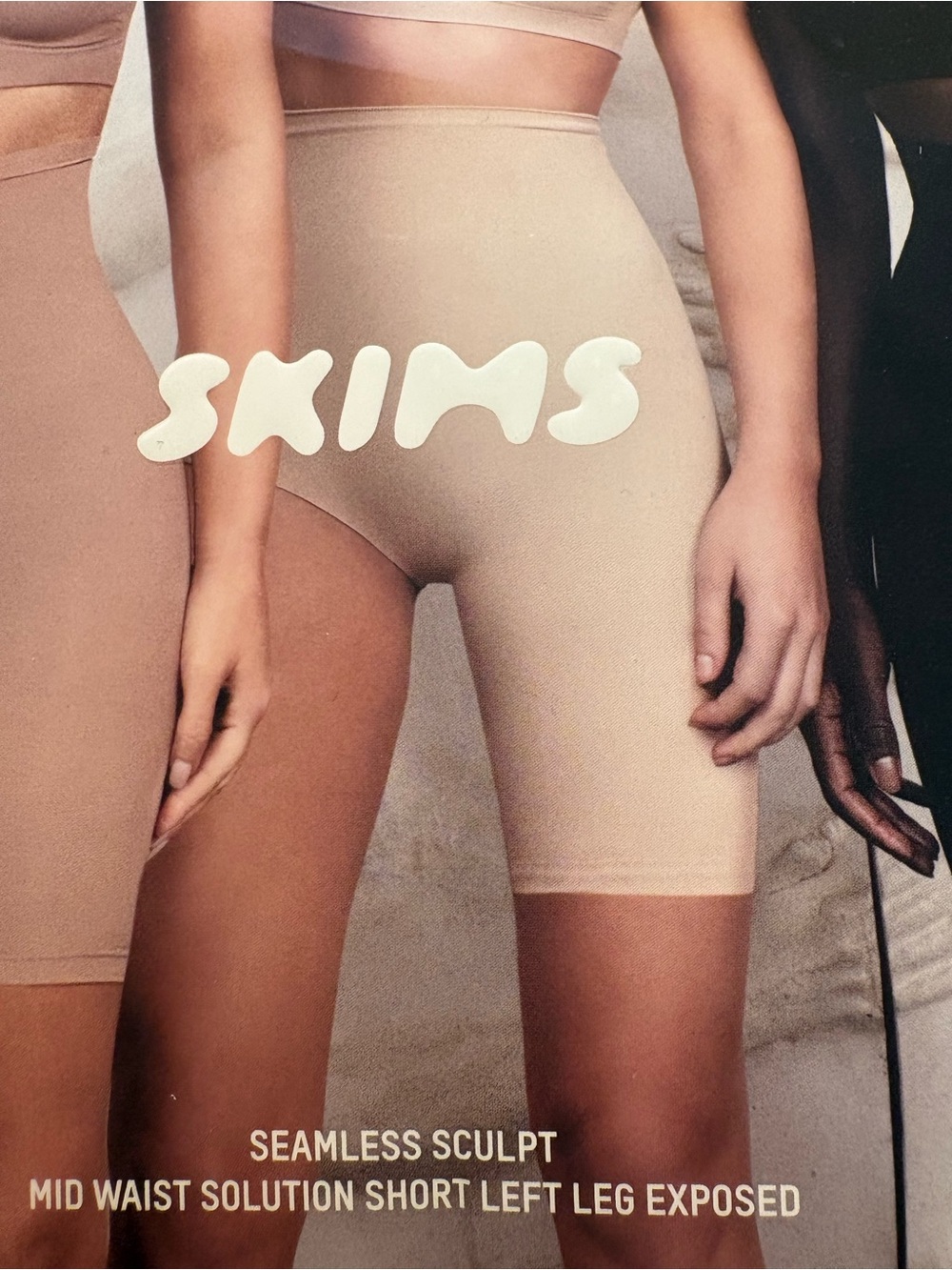 NEW IN BOX- SKIMS Left Leg Solution Short Shapewear